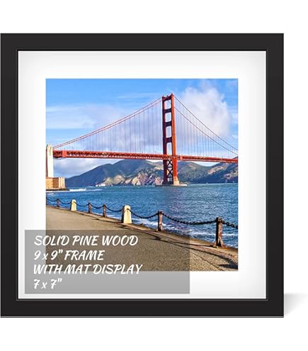 Amazon.com - ZXT-parts 7x7 Picture Frames with 4x4 Opening